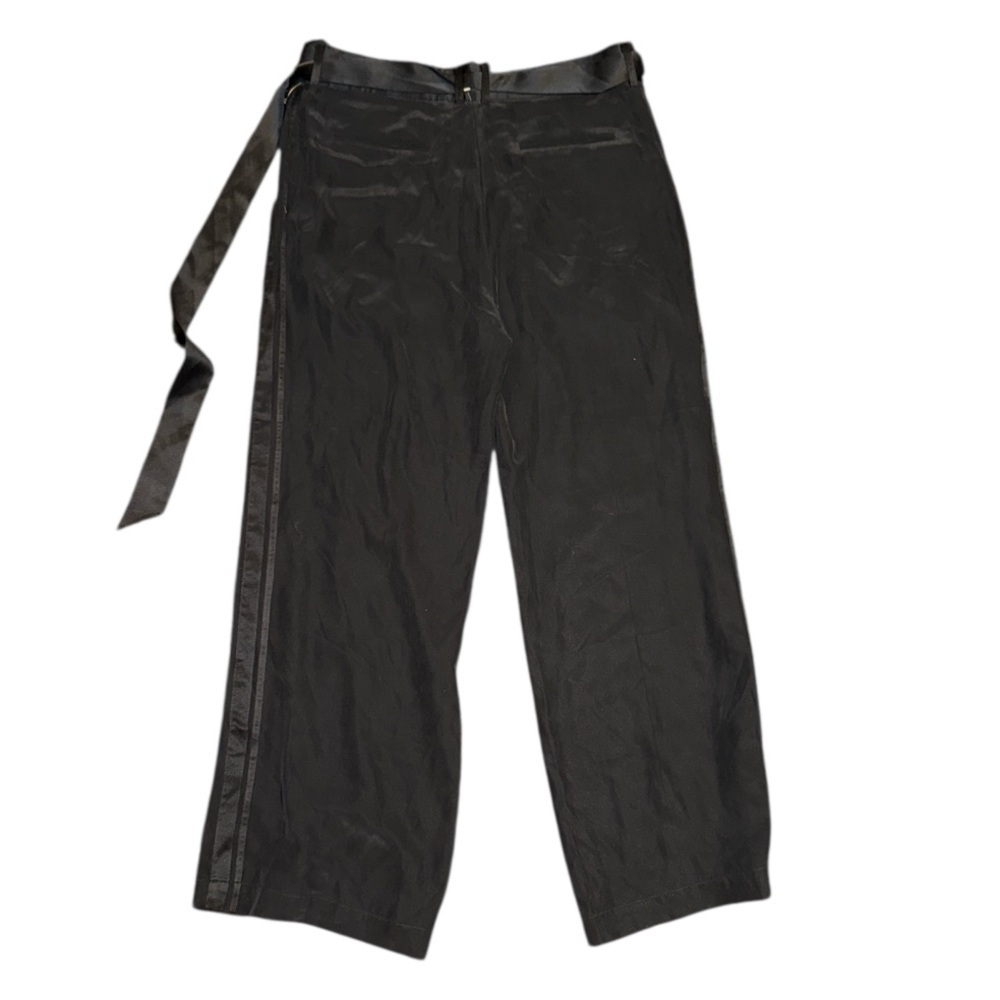 Women’s NWT Equipment Black Straight Leg Silk Pants - Picture 3 of 4